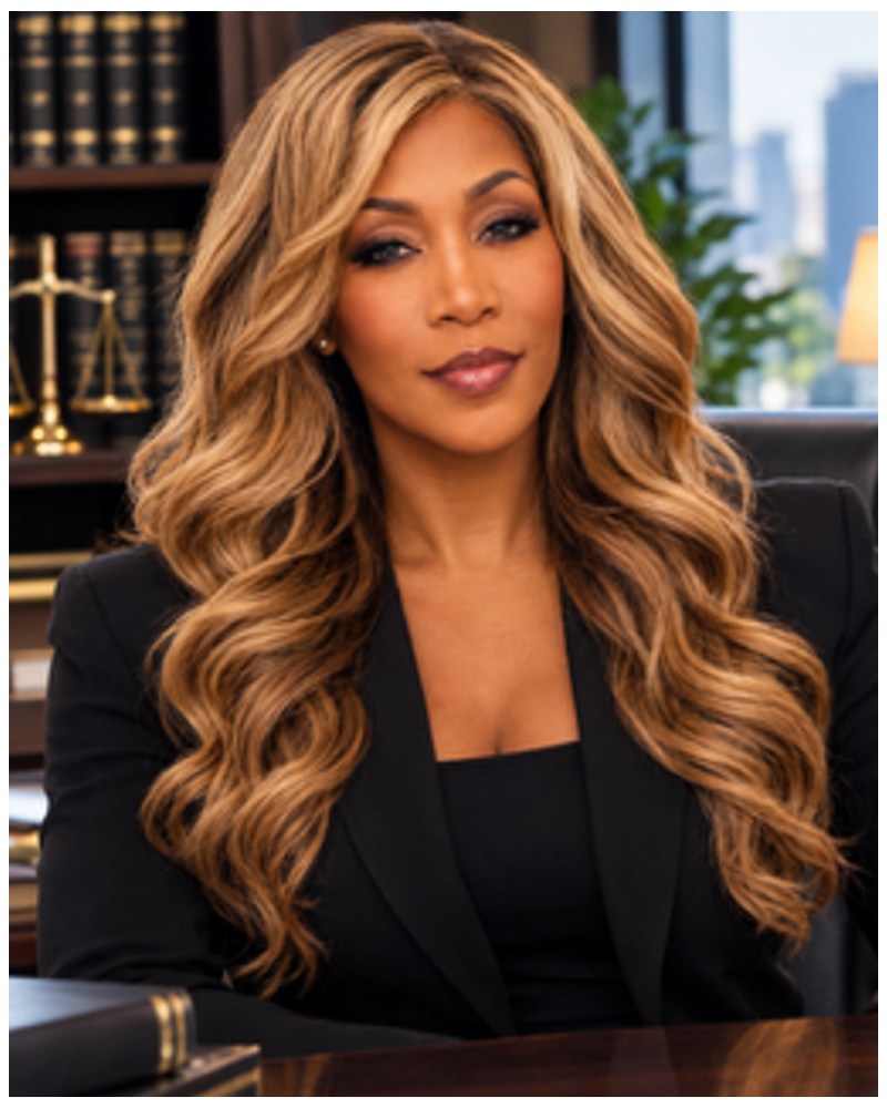 Tamar Lee, founder of Prison Titans Consulting, at her desk